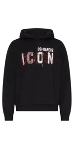 Jersey negro hombre Dsquared2 Icon Scribble - Imagen 1 de 36