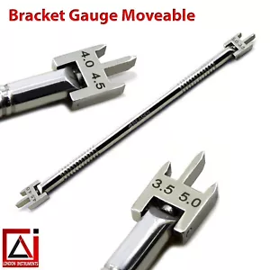Bracket Movable Head Height Gauge Orthodontic Ligature Adjustable Lab Instrument - Picture 1 of 5