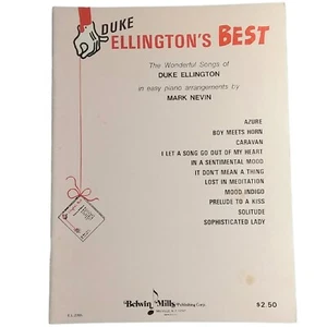 Duke Ellingtons Best Piano Sheet Music 1970 Eleven Songs - Picture 1 of 3