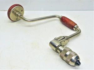 1950er Vintage 11" Handwerker Klammer Bohrer Henry V. Smith Patent Patent INV16488 - Bild 1 von 6