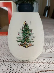 Spode Christmas tree Lithopane votive holder New In Box, Matte Finish - Picture 1 of 12