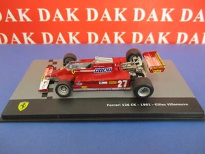 Die cast 1/43 Modellino Auto F1 Ferrari 126 CK 1981 G. Villeneuve - Foto 1 di 4
