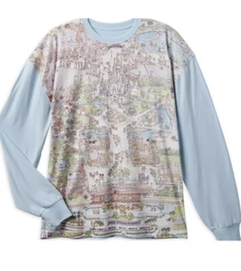 Walt Disney World 50. Jubiläum Karte Langarmshirt Erwachsene Extra Large XL - Bild 1 von 1