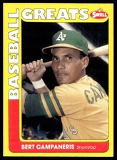 1991 Swell Baseball Greats Bert Campaneris Oakland Athletics #110
