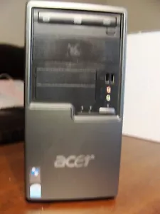 Acer Veriton M261 Computer Intel Cel. 2 .0GHz, 512MB RAM, 80GB HDD, Win 7 Pro - Picture 1 of 11