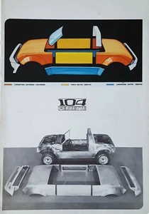 DEPLIANT - PININFARINA PEUGEOT 104 PEUGETTE - IN ITALIANO - Foto 1 di 4