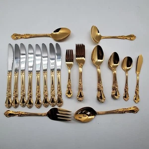 Home Concepts 46 Pezzi Posate Inox Giappone Oro 8 Impostazioni Più 6 Porzioni - Foto 1 di 2