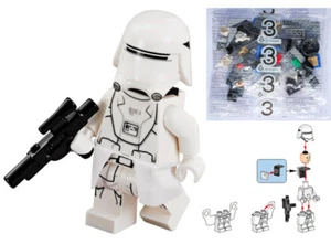 LEGO First Order Snowtrooper minifigure with Kama (NEW, NEVER BUILT) 75100 75202 - Picture 1 of 8
