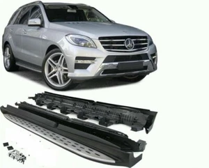 Mercedes ML W166 12-19 GLE 15-19 PEDANE SOTTOPORTA ALLUMINIO SPEDIZIONE GRATUITA - Foto 1 di 3