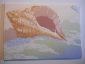 12 alte Punzen Postkarten VERSIEGELT - MUSCHELSCHALE am Meer - Bild 1 von 3