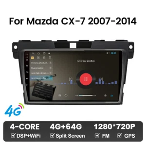 Car Radio Head Unit GPS Sat Nav BT Wifi Android Stereo For Mazda CX-7 2007-2014 - Picture 1 of 20