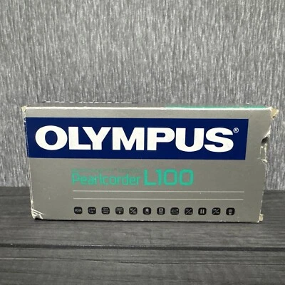 Vintage Olympus Pearlcorder L100 Micro cassette recorder MINT in Box - Image 1 of 4
