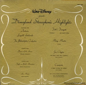 Disneyland Stereophonic Highlights LP (#4000) - Picture 1 of 1