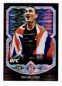 2018 Topps Chrome UFC Museum Collection Pulsar Refractor Max Holloway - Imagen 1 de 2