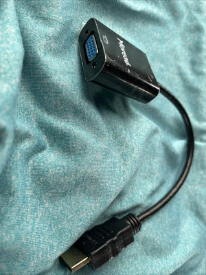 1080P HDMI Male to VGA Female Video Cable Cord Converter Adapter For PC Monitor - Image 1 of 4