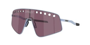 Oakley OO6025-0438 Sutro Ti Sweep Sunglasses Stonewash Prizm Road Black Lenses - Picture 1 of 3