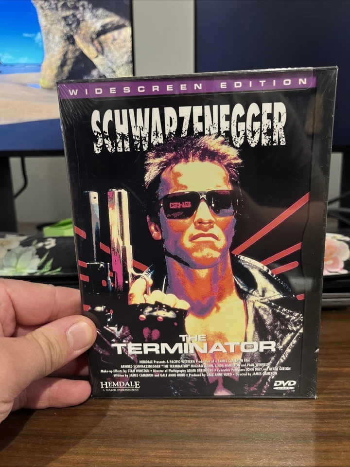 The Terminator NEW/SEALED DVD Schwarzenegger Original Hemdale Sci-Fi RARE + FREE - Image 1 of 3