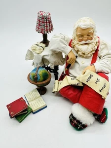 Vintage Clothtique Santa Claus Sleeping Letters List Vtg 2001 Into the Wee Hours - Picture 1 of 9