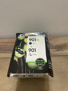 HP 901XL + 901 Tri-Color (CZ722FN) Tintenpatrone Feb. 2017 Exp. - Bild 1 von 3