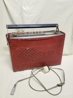 RFT Vintage Kofferadio Modell: Stern Elite 2000 Mit Tasche Rot Made in GDR - Bild 1 von 4
