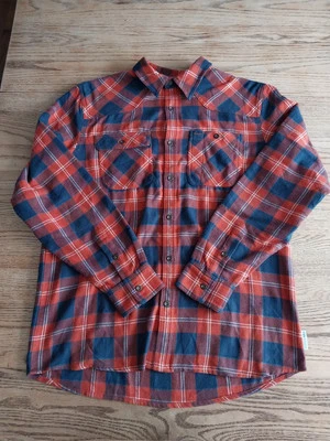 Outdoor Research Flannel Shirt Button Pockets Mens Size Large - Image 1 of 4