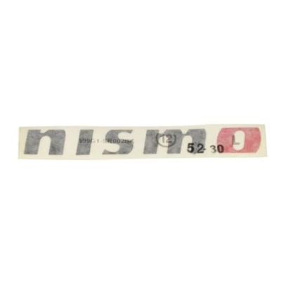 New Genuine Nissan Nismo Sticker Black 6" 2 Pack OE 999G1SR002BK - Image 1 of 4