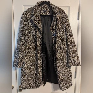 Relativity Leopard Print Coat NWOT - Picture 1 of 3