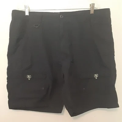 Pantalones cortos de equipo de pesca técnico Hook Tackle para hombre 40 azul nailon utilitario Foto 1 de 4