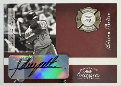 2005 Donruss Classics Adrian Beltre Home Run Heroes Auto #/10 #HR-47 - Image 1 of 2