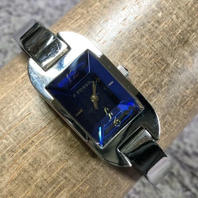 Reloj Fossil F2 Mujer ES-9307 Moda Tono Plateado Cuarzo Analógico 17mm 6 1/4" Foto 1 de 4