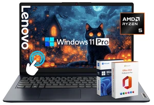 Lenovo IdeaPad Laptop 15.6" FHD Touch, AMD Ryzen 5, 8GB RAM 512GB SSD, Win11 Pro - Picture 1 of 10