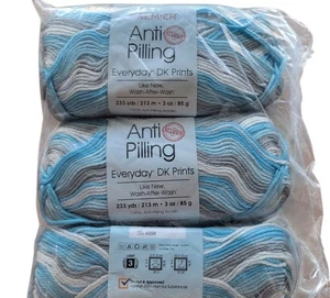 Premier Anti-Pilling Everyday DK Like After Wash Acrylic Yarn Size3 Lot of 3 - Picture 1 of 6