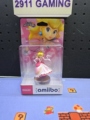 Nintendo Princess Peach Super Smash Bros amiibo Figure - Image 1 of 4