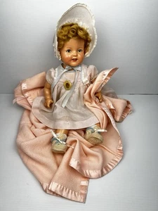 Antique 1930's 1940's Composite Ideal Shirley Temple Baby Doll - 19" - Picture 1 of 22