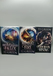 TJ Green Paperback Book Bundle x 3 Storm Moon Rising, Midnight Fire, Brotherhood - Picture 1 of 11