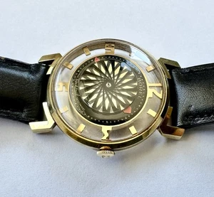 Men's Vintage Ernest Borel Cocktail Kaleidoscope Mechanical Watch 32mm - Working - Picture 1 of 8