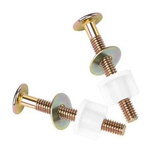 2 Stück Universal Toilettensitz Schrauben Ersatz Set, Premium Stahl Toilettensitz Bol - Bild 1 von 4