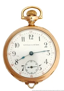 Reloj de Bolsillo Colgante Gallet Emobiliario para Primeras Damas Funcionando para CR Smith - Imagen 1 de 5