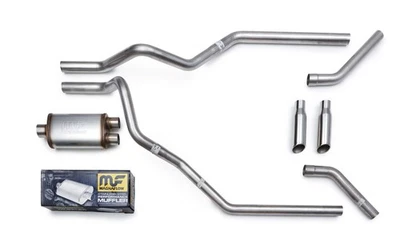 Magnaflow All-Stainless Mandrel Dual Truck Exhaust Kit for 91-99 Chevy Silverado Foto 1 de 2