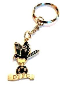 Dereham Town Football Club Crest Car Key-chain Keyring Supporters Gift  - Imagen 1 de 1