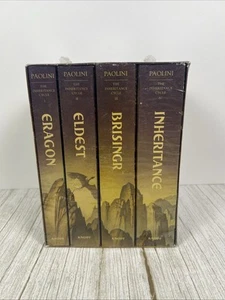Inheritance Cycle Set 1-4 Christopher Paolini Eragon Eldest Brisinger Sealed NEW - Foto 1 di 6