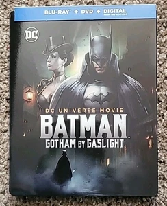 Batman: Gotham von Gaslight STEELBOOK Blu-Ray DVD ZIELSCHEIBE The Animated Series - Bild 1 von 3