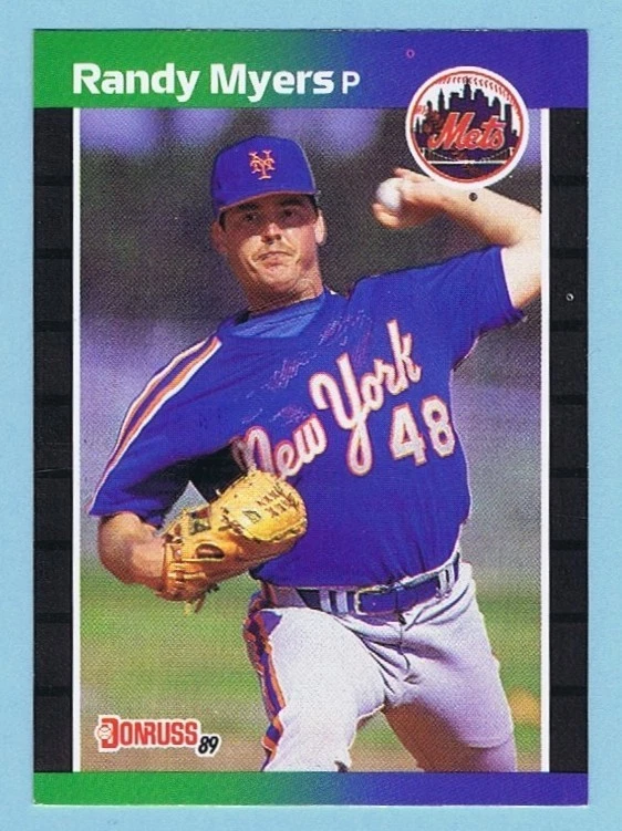 1989 Donruss Baseball - Randy Myers #336 - New York Mets - Image 1 of 1