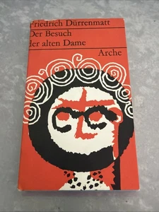 Friedrich Durrenmatt ~ Der Besuch Der Alten Dame 1967 Vintage Hardcover HCDJ - Bild 1 von 16
