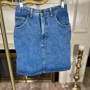 Vintage Guess Georges Marciano Jeansrock 27 High Waist USA 100% Baumwolle 80er 90er - Bild 1 von 7