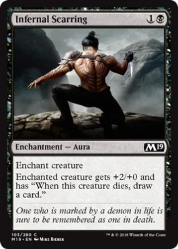 x1 Infernal Scarring - Core Set 2019 (M19) - NM - MTG - Image 1 of 1