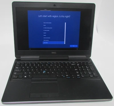 Portátil Dell Precision 7510 15,6 Xeon 2,90 GHz E3-1535 M 32 GB RAM 256 GB SSD Foto 1 de 4