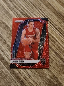 Jaylon Tyson 2024-25 Panini Prizm SSP Red Sparkle RC #228 - Imagen 1 de 2