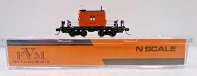 Fox Valley Models N scale Milwaukee Rd transfer caboose in OB (lot 8013) - Image 1 of 3