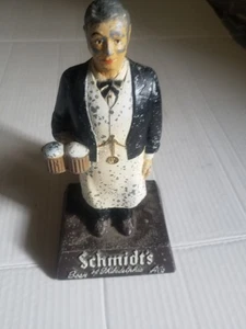 Vintage SCHMIDTS of Philadelphia Bier Metall Barkeeper Werbestück - Bild 1 von 4